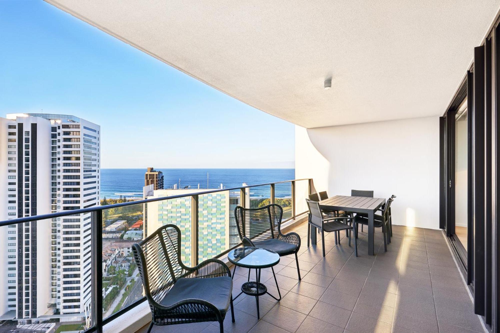 Ocean View 3-Bed With Gym, Pool, Sauna & Parking Gold Coast Bagian luar foto