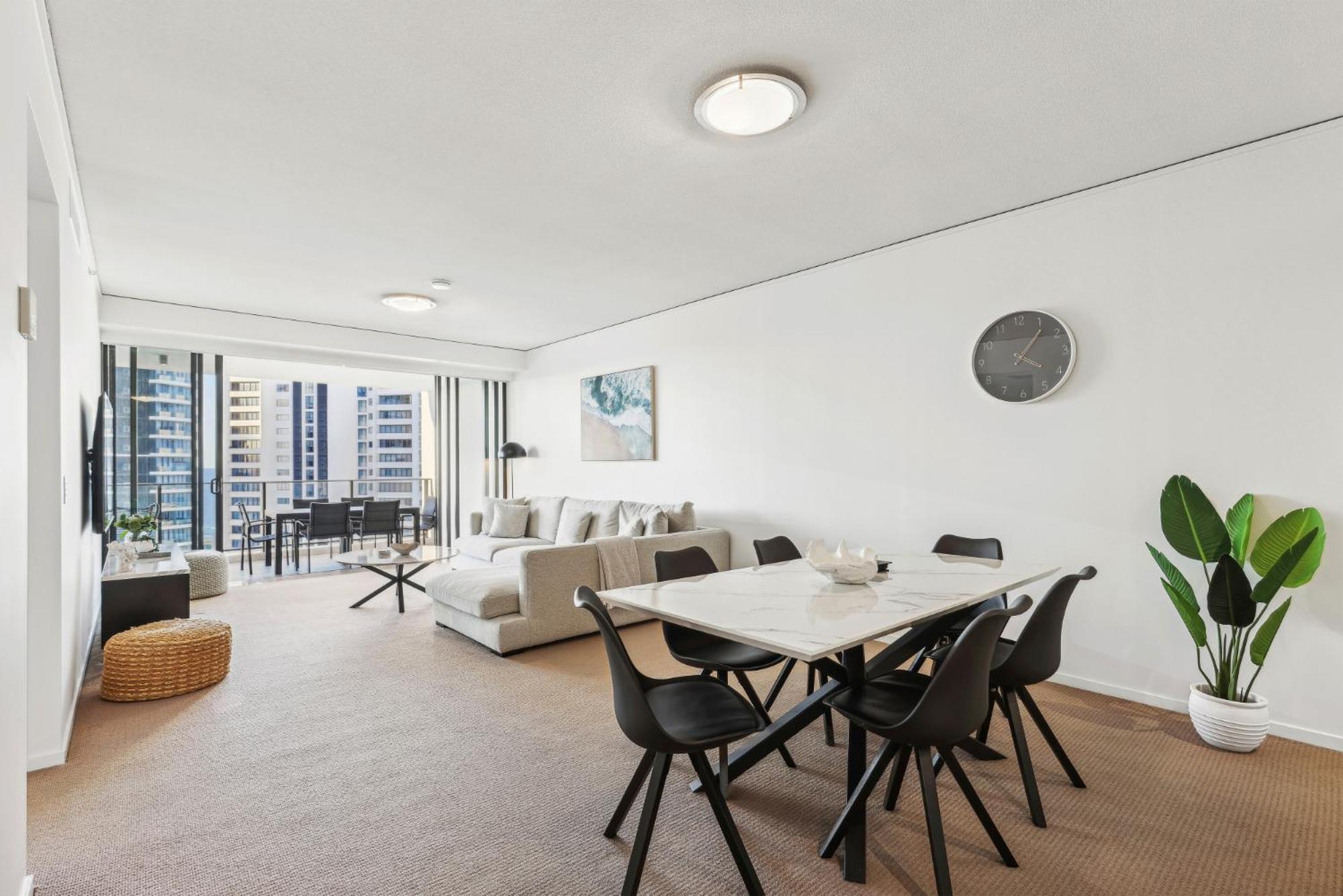 Ocean View 3-Bed With Gym, Pool, Sauna & Parking Gold Coast Bagian luar foto