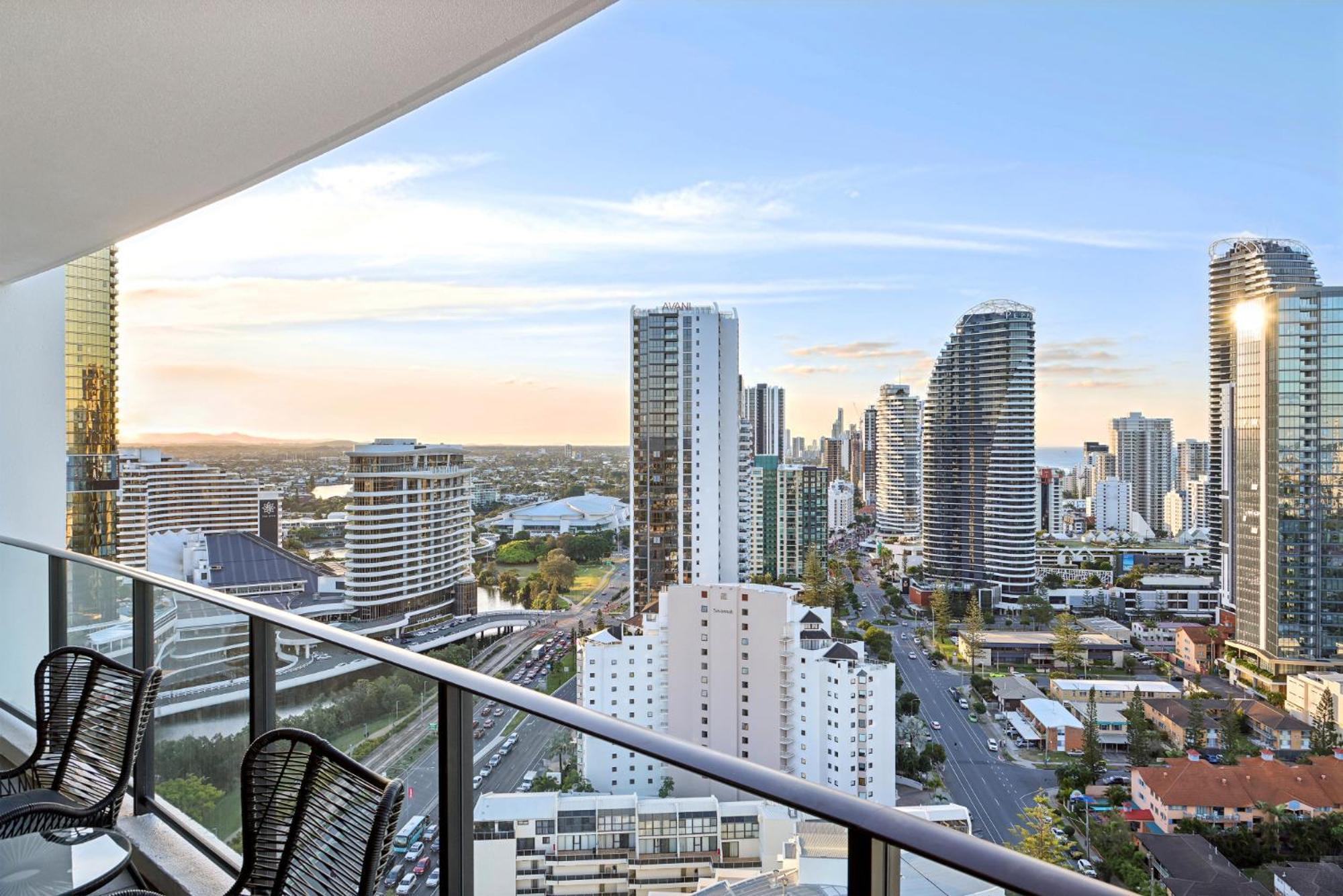 Ocean View 3-Bed With Gym, Pool, Sauna & Parking Gold Coast Bagian luar foto